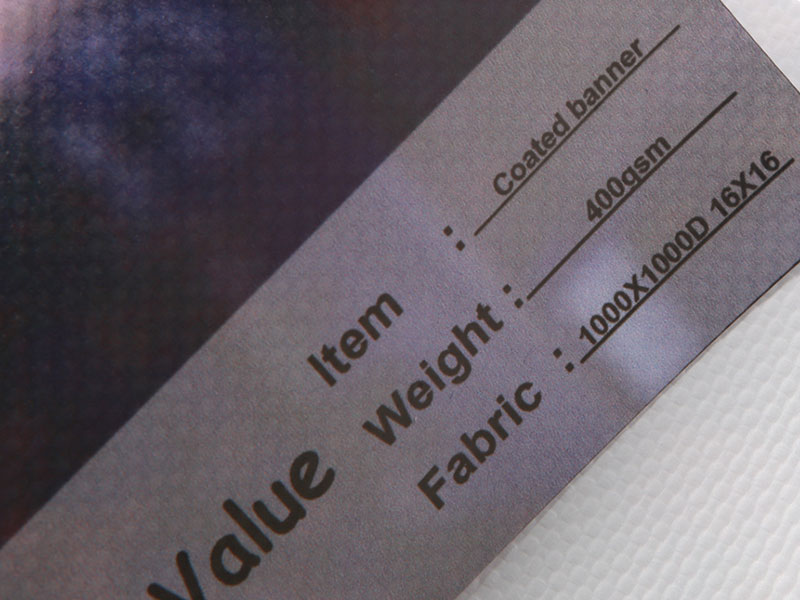 لافتة مرنة مطلية بطباعة رقمية من مادة البولي فينيل كلوريد 400 جرام لكل متر مربع لافتة مرنة مطلية بطباعة رقمية من مادة البولي فينيل كلوريد 400 جرام لكل متر مربع