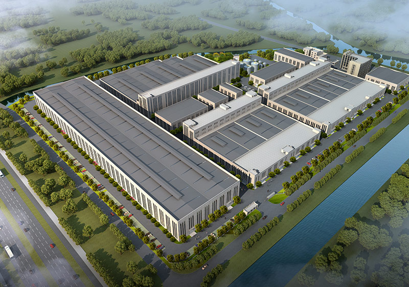 بناء المصنع